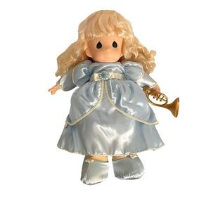 Precious Moments Charity Songs of the Spirit Angel Doll Plush w/‎ French Horn